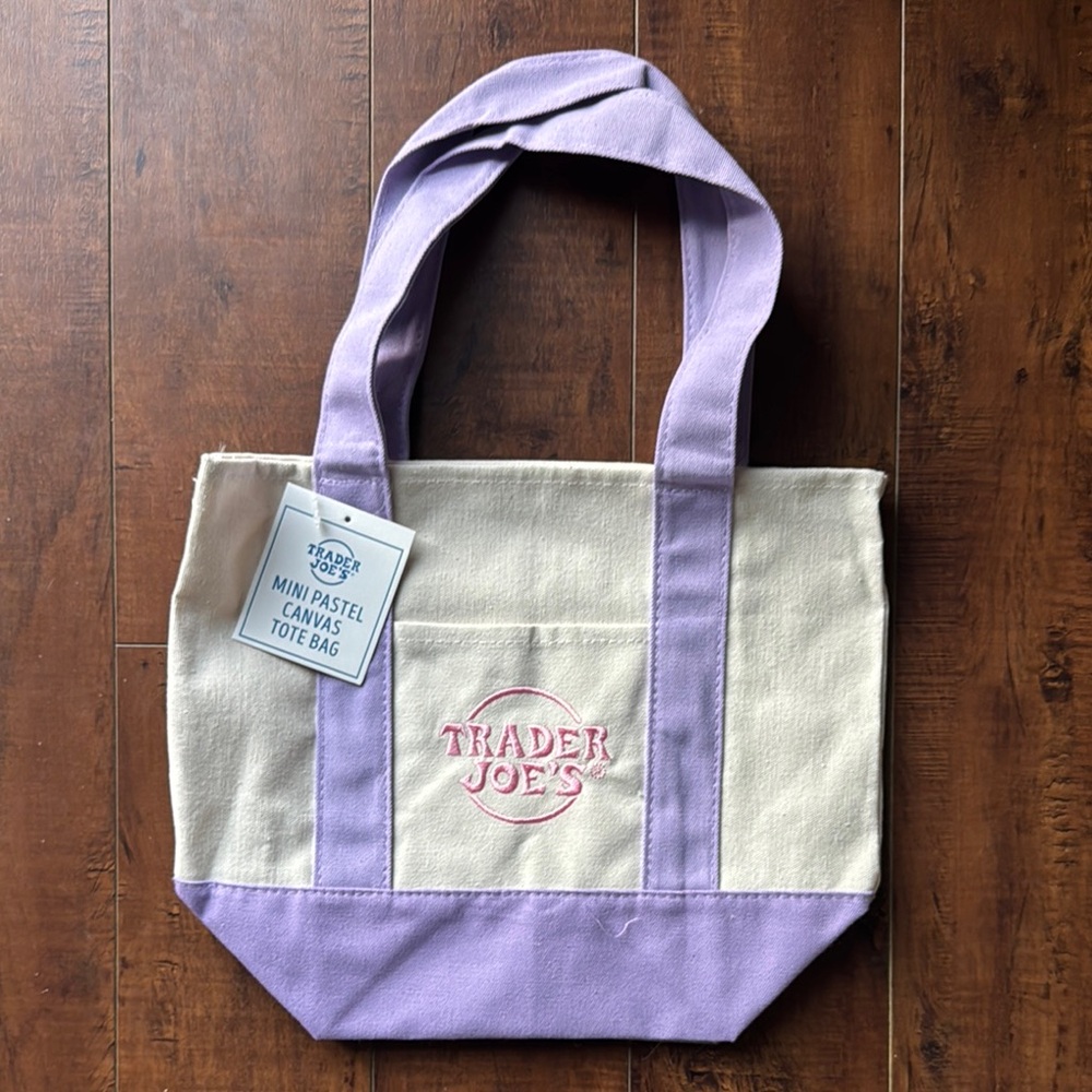 Trader Joe’s Mini Tote Bag (Purple)